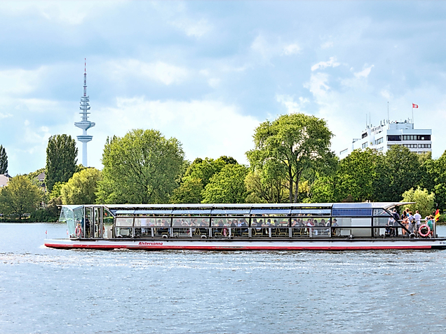 ></center></p><h2>Alster Round Trips</h2><p>Discover Hamburg with a ride down the Alster. Enjoy the many canals that go down the Inner and Outer Alster and experience a completely different side of Hamburg. More</p><p>FOLLOW US @hamburgahoi</p><p>We use a third-party service to embed social media content. This service may collect data about your activities. Please read the details and agree to use the service to view the content.</p><ul><li>German : Deutsch</li><li>English : English</li></ul><h2>Google translator for other languages</h2><p>Please note that this is an automatic translation. For better information, you can always switch to the German or English version</p><p><center><a href=